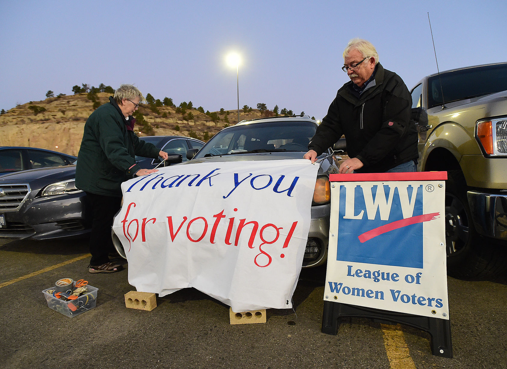 Voting at MetraPark